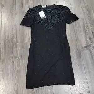 jmd new york beaded dress Luiza Mesh Beaded Backless Mini Dress | Jaded London